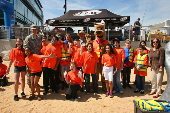 Water safety education is a critical piece of the educational programming that The Corps Foundation supports